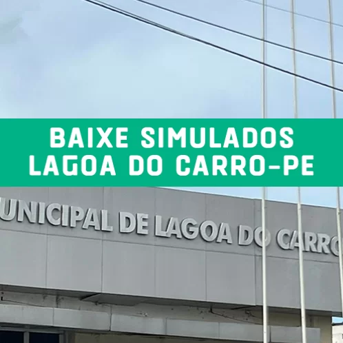 Lagoa do Carro-PE: provas continuam neste domingo (19); Baixe simulados 