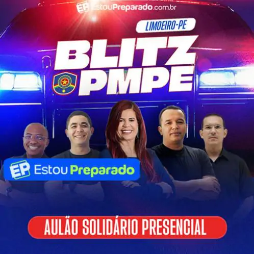 TUDO GRATUITO!Blitz PMPE Reúne Centenas de Concurseiros em Limoeiro neste Sábado Relacionada